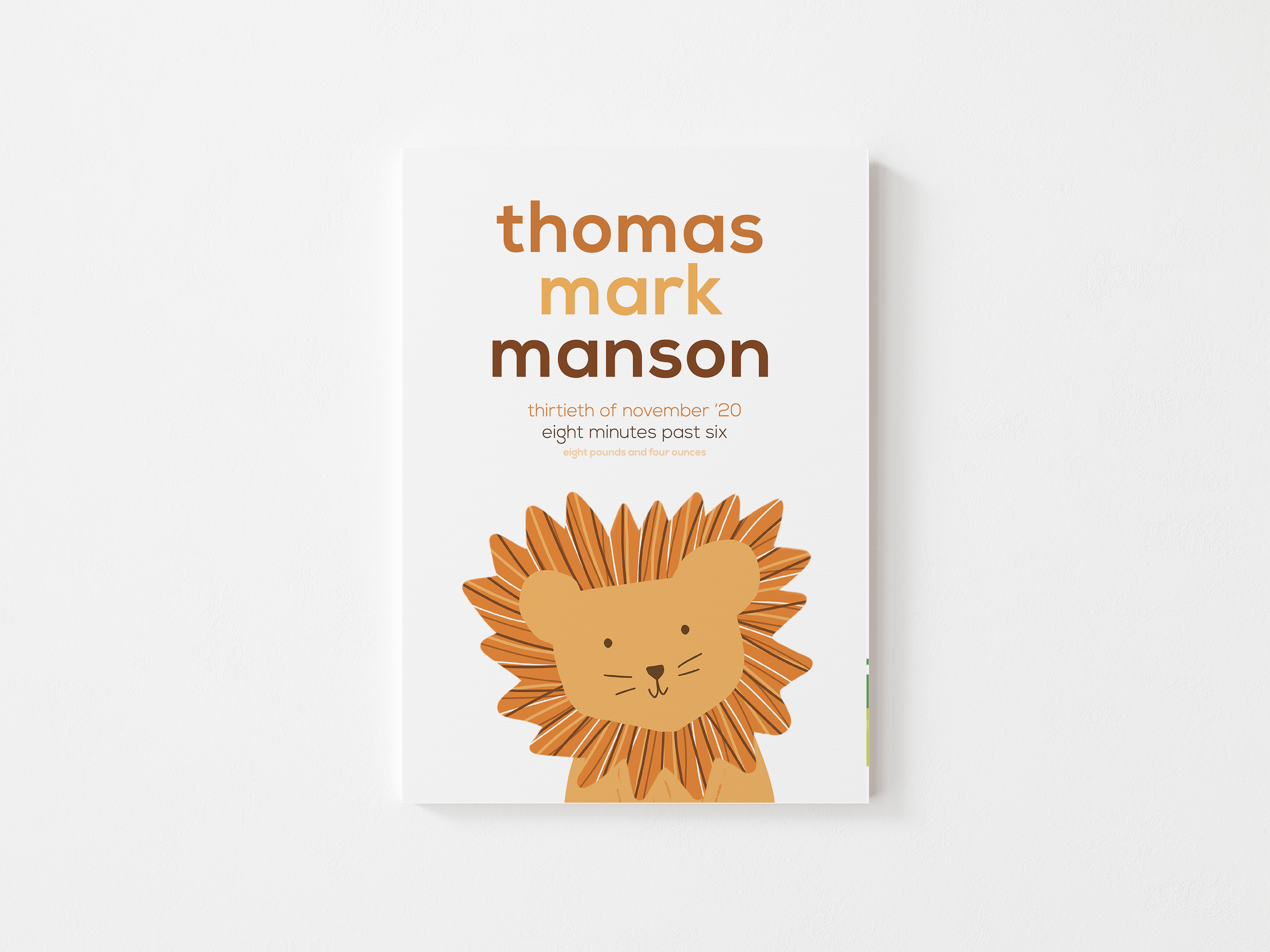 Lion Newborn Print - Image 2