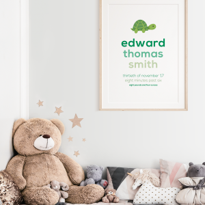 Turtle Newborn Print